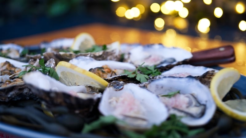 Catherine Fulvio's Duo of Oysters - Mignonette Oysters and Catherine's Smokey Oysters