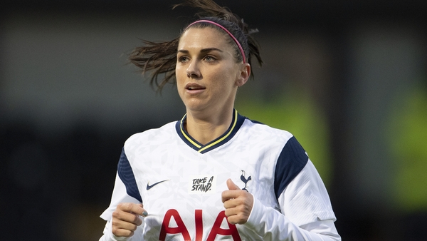 Alex Morgan: "I will be forever grateful to the club, my team-mates and Spurs supporters for taking such good care of me and my family."