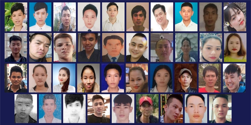 The Vietnamese victims, aged between 15 and 44, had suffocated in the sealed container as it was shipped from Zeebrugge to Purfleet in Kent in October 2019