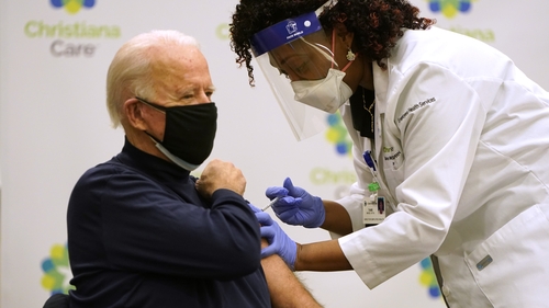 Joe Biden has a target of vaccinating 70% of the entire country by July 4th