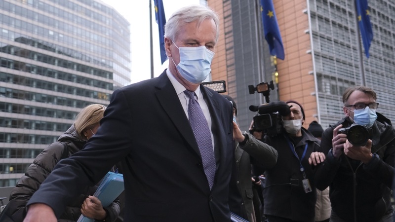 Michel Barnier is updating ambassadors from the 27 EU nations on the state of the negotiations with the UK