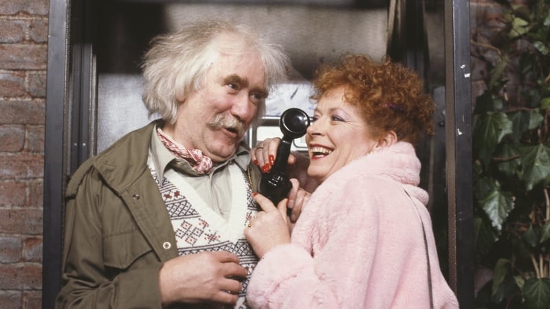 Actors Ronald Forfar and Eileen Pollock in Bread in 1990.