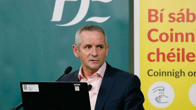 Paul Reid was speaking at the HSE Covid-19 briefing