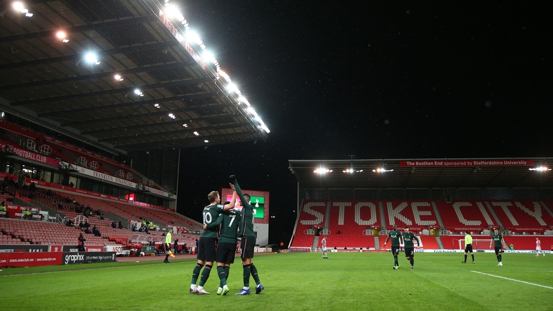Spurs could do it on a wintry Wednesday in Stoke