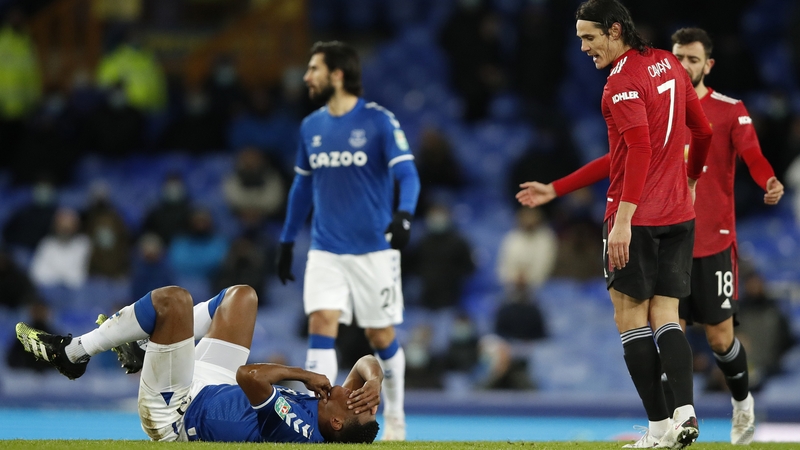 Referee Andrew Madley, who it seems missed the incident as it happened while his back was turned, did not take any action