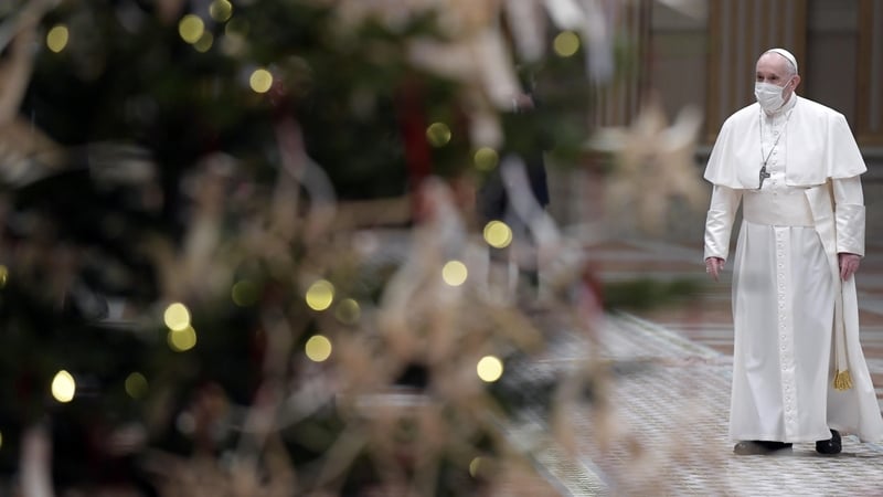 The traditional 'Urbi et Orbi' address was delivered online