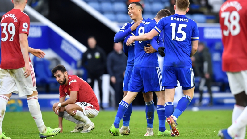 Jamie Vardy's deflected shot proved a late equaliser for Leicester