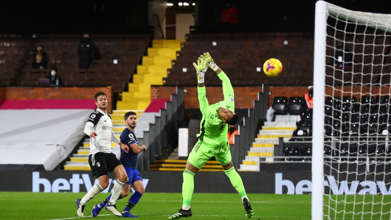 Shane Long beats Alphonse Areola in the Fulham goal, but had his effort ruled out due to offside