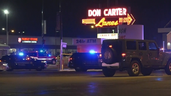 A man in his 30s has been arrested after the shooting