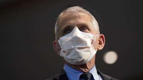 Mr Fauci revealed he felt fine after receiving a first shot of the vaccine and experienced 'nothing serious at all'