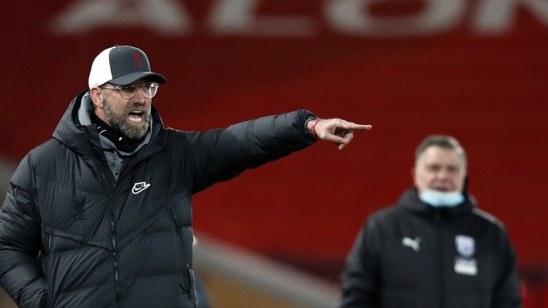 Jurgen Klopp picked up a yellow card at Anfield for dissent