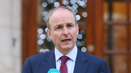 Taoiseach Micheál Martin addressed the Dublin Chamber of Commerce's AGM today
