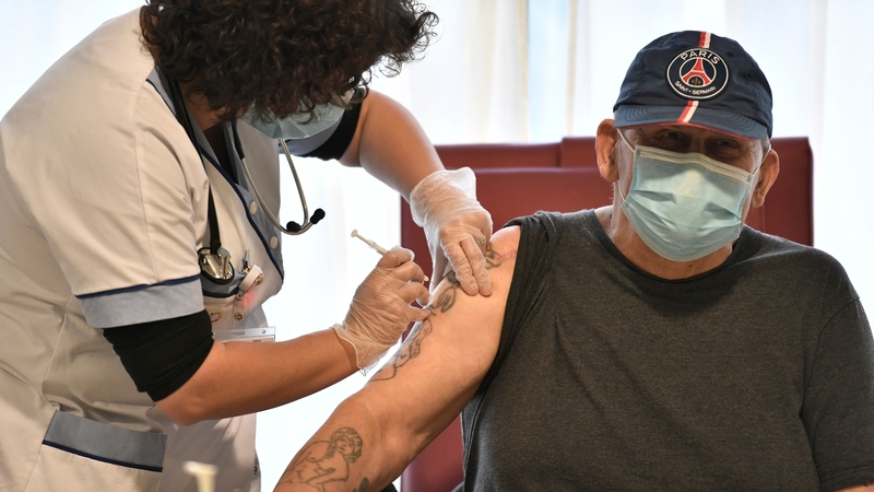 France administered doses to about 140 people yesterday