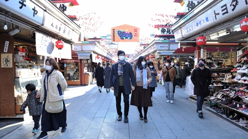 Japan, the world's third-largest economy is showing signs of gradually overcoming last year's pandemic hit