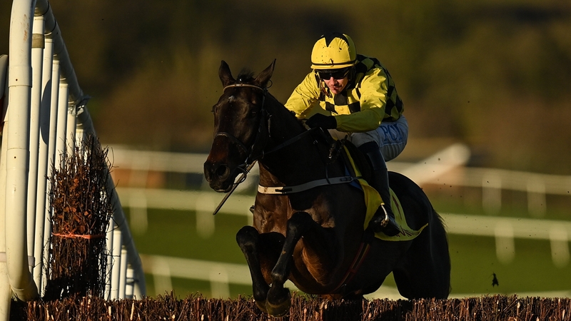Al Boum Photo and Paul Townend jump the last on their way to completing the hat-trick
