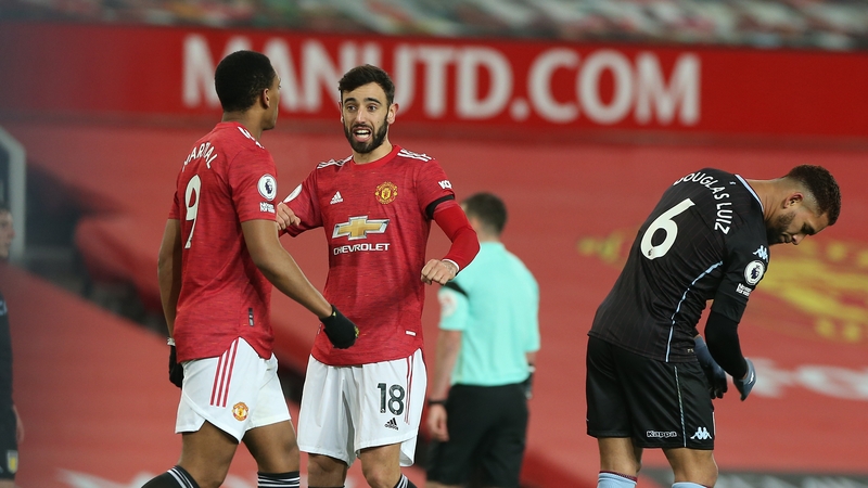 Bruno Fernandes was again successful from the spot