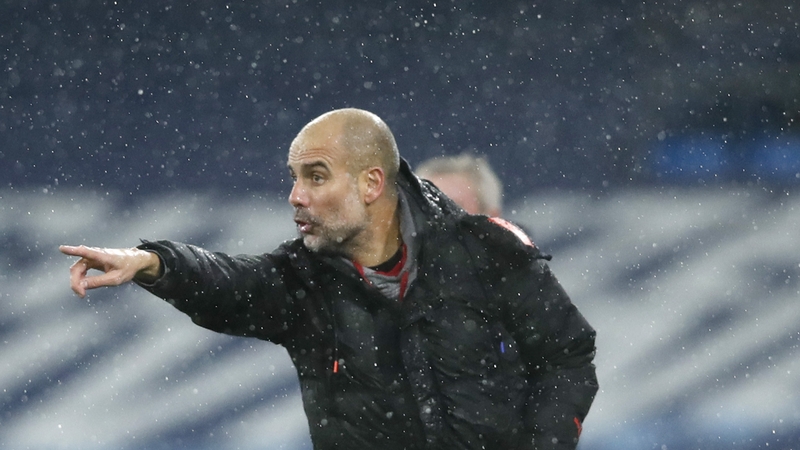 Guardiola and City saw their last fixture postponed