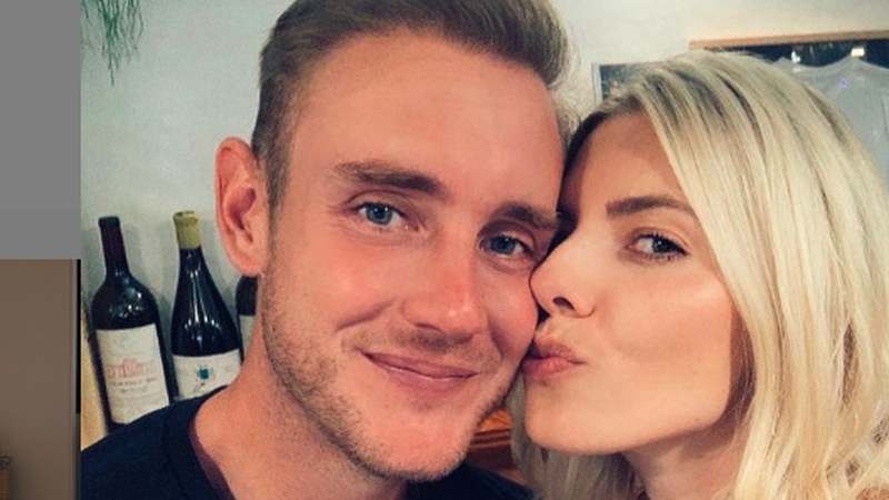 Stuart Broad and Mollie King