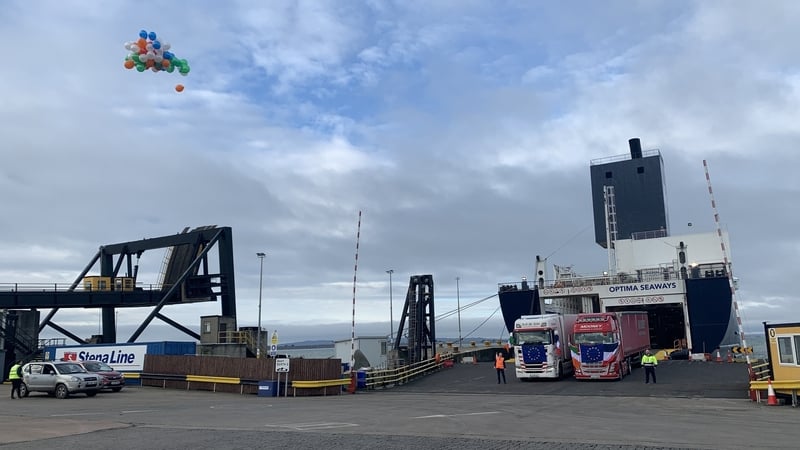 The DFDS route is aimed at transport companies and truck drivers who previously used the UK land bridge