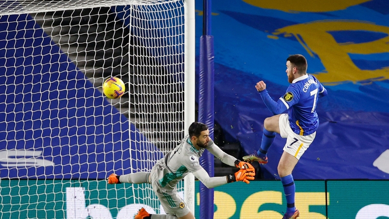 Aaron Connolly fired the Seagulls in front