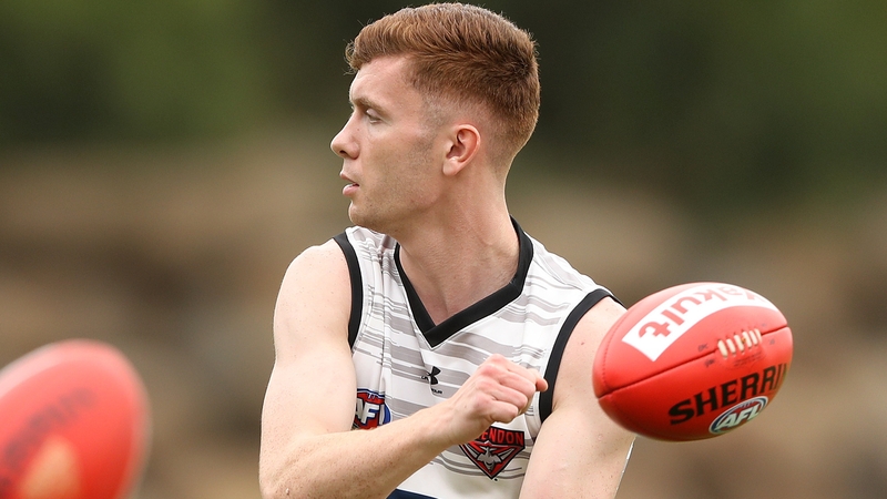 Ross McQuillan during Essendon training