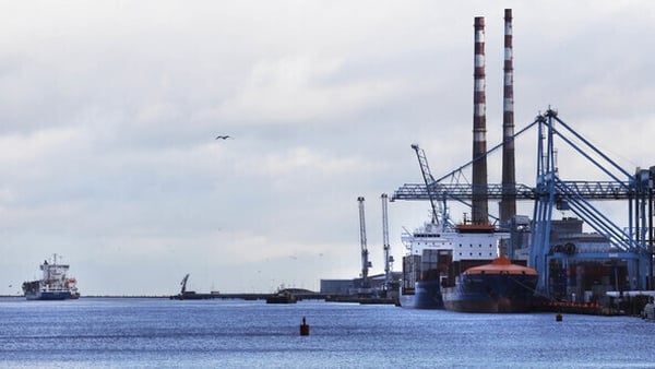 The ship is likely to depart Dublin Port tomorrow (file pic RollingNews.ie)