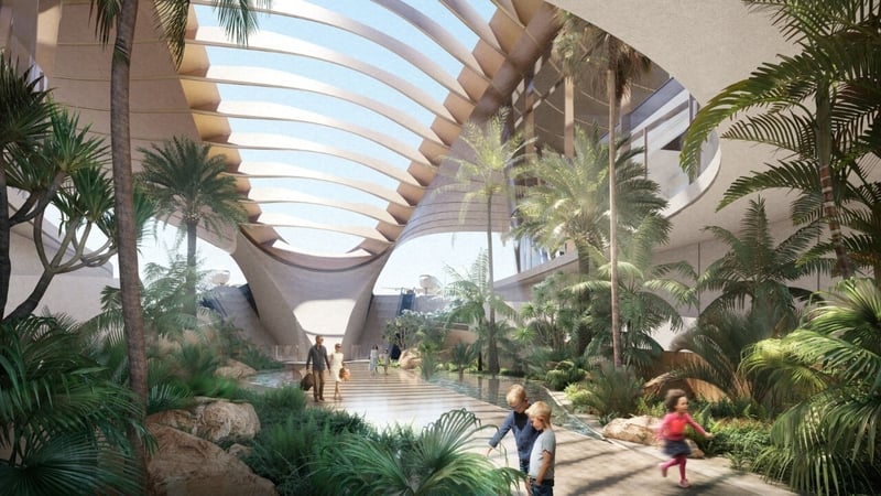 An artist's impression of the new Red Sea airport