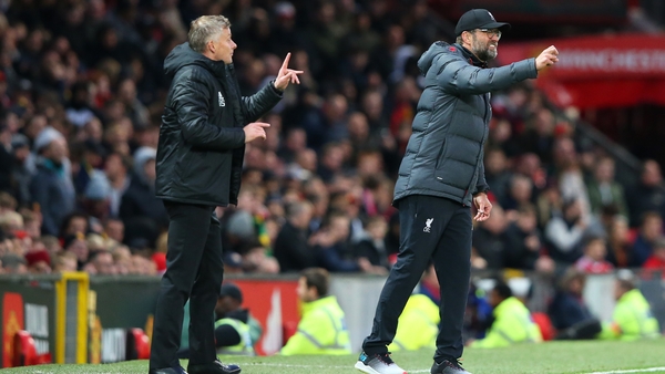 Solskjaer goes head-to-head with Jurgen Klopp's side next Sunday