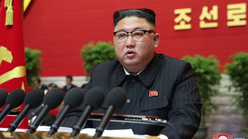 Kim Jong-un addressed a congress of the ruling Workers' Party