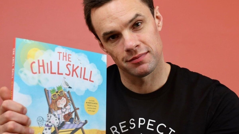 Bressie with his acclaimed children's book The Chill Skill