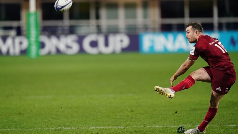 JJ Hanrahan was 100% accurate off the tee to score 24 points in his last game, against Clermont Auvergne