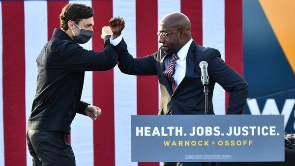 Jon Ossoff and Raphael Warnock