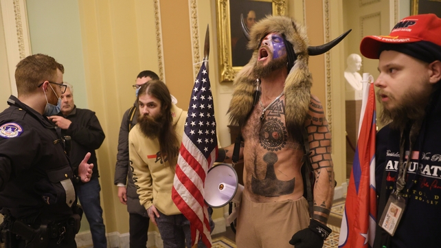 Some were confronted by Capitol Police