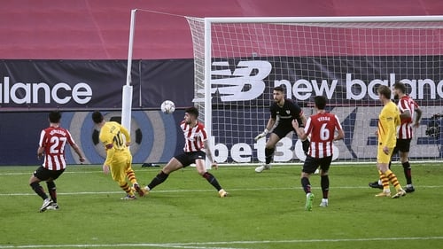Messi scores the winning goal at Estadio de San Mames