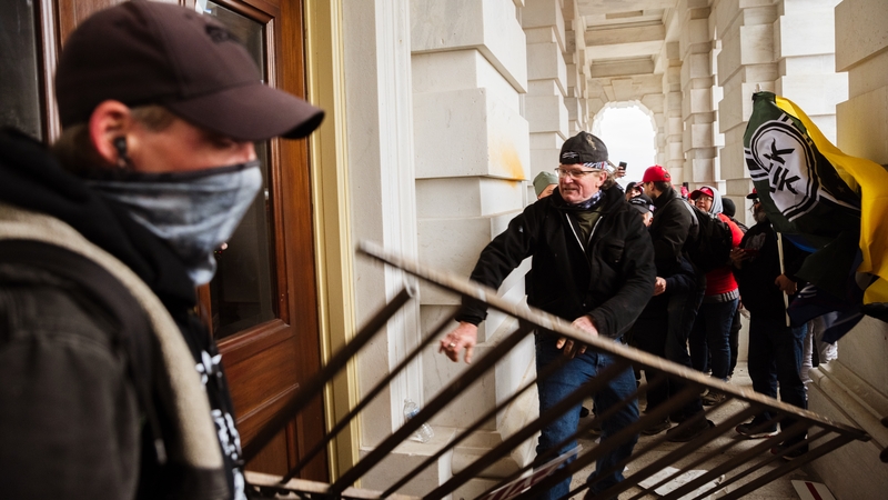 Protesters storm their way into the US Capitol