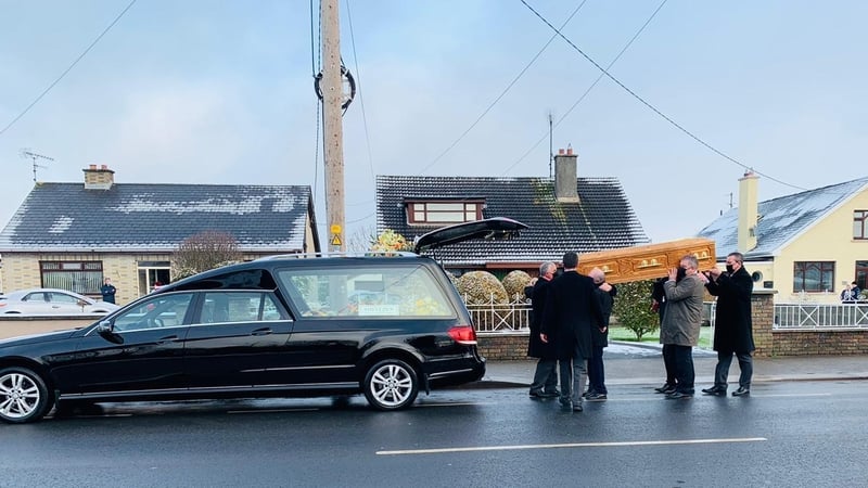Liam Reilly's funeral mass was held in Dundalk