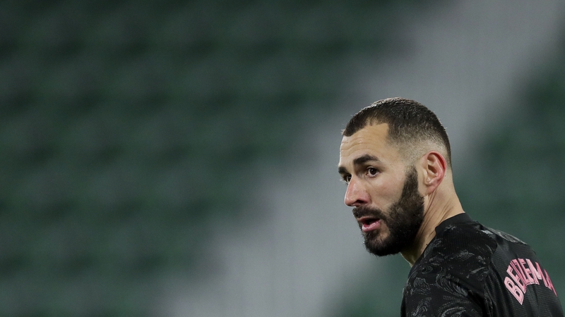 Karim Benzema in action with Real Madrid