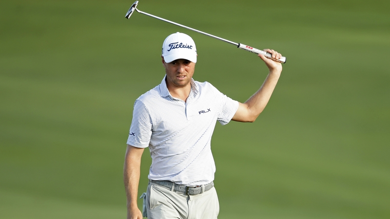 Justin Thomas sits in a share of fifth at the Sentry Tournament of Champions