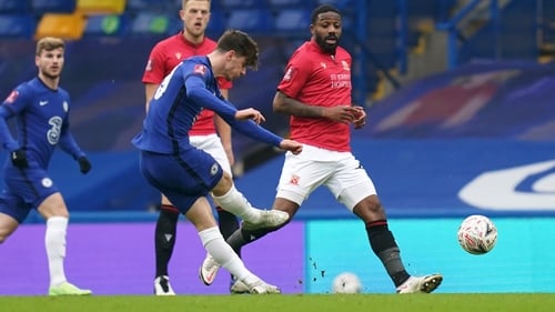Mason Mount opened the scoring for Chelsea