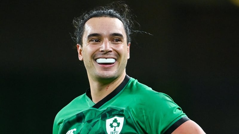 Lowe during his international debut against Wales