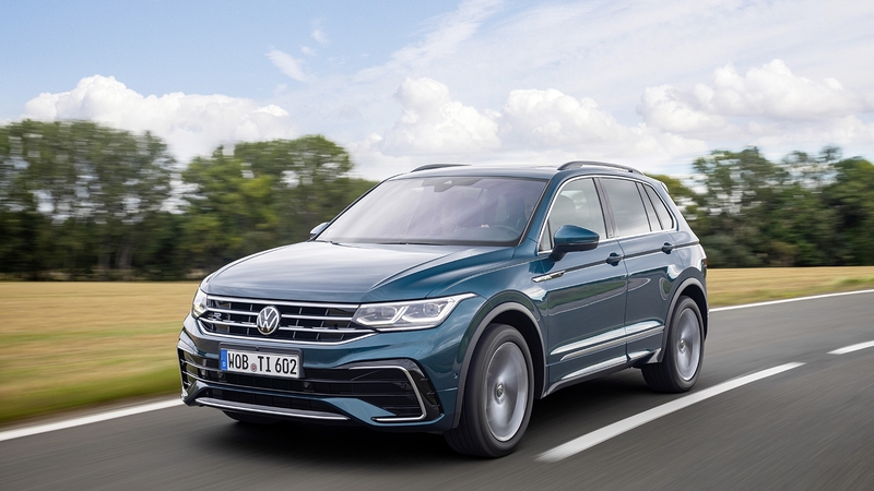 The R-Line version of the new Tiguan.