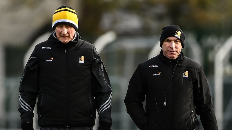 Kilkenny manager Brian Cody, left, and selector DJ Carey