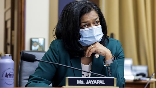 Pramila Jayapal took a test after being in a secure room during the Capitol riots