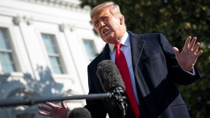 Donald Trump denied responsibility for the violence in Washington last week