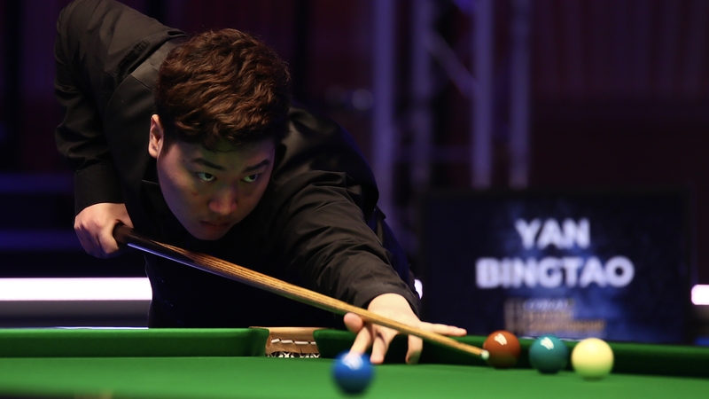 Yan Bingtao will face Stephen Maguire in the quarter-finals