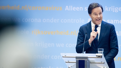 Prime Minister Mark Rutte described the situation in British and Irish hospitals as 'alarming'