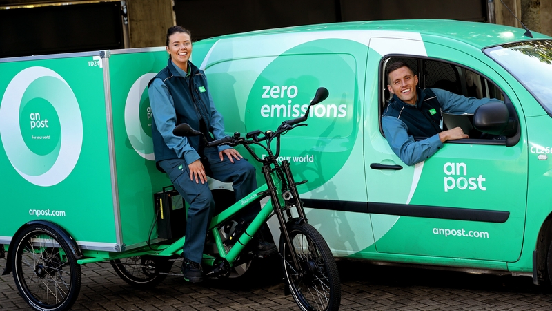 Electric Vehicles already making up 30% of An Post's fleet of over 3,000 vehicles