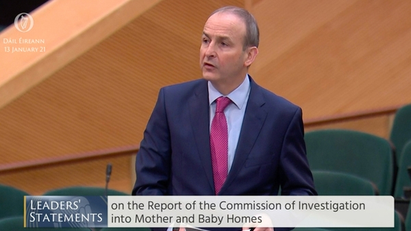 Taoiseach Micheál Martin addressing the Dáil on Wednesday (Photo: RollingNews.ie)