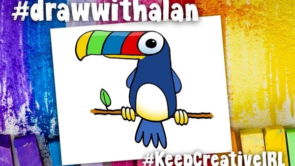 Draw With Alan - how to draw a toucan!