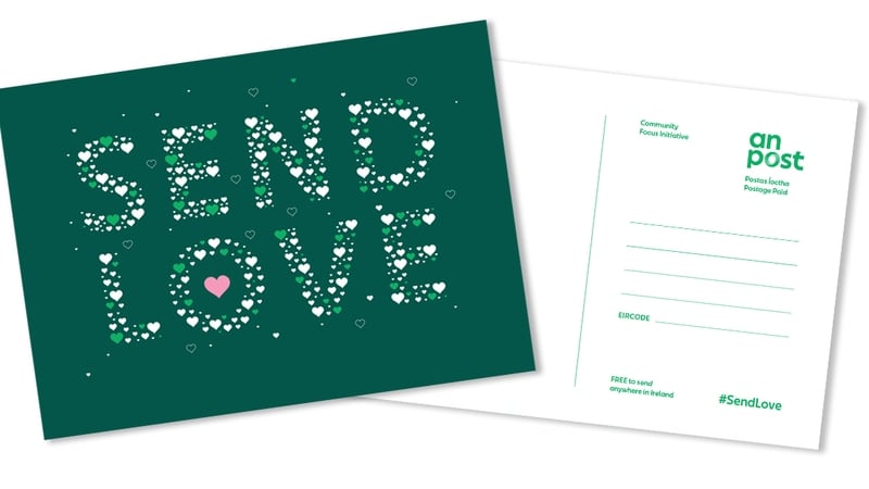An Post has also announced the return of free postcards which will be delivered to every home from next week